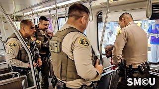 Sheriff Deputies Enforce New TAP-to-Exit Program at Santa Monica Station