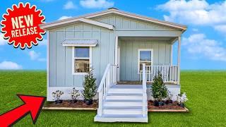 SMALL but BOLD NEW mobile home by Clayton Homes! Prefab House Tour