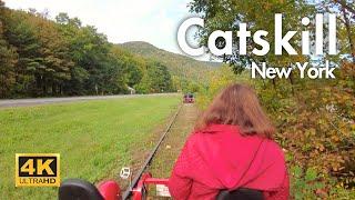 This Magical Rail Cart Ride on the CATSKILL MOUNTAINS of NEW YORK is A Must! ASMR Ambient Relaxation