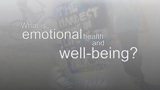 What is emotional health and well-being?