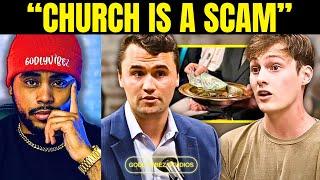 Charlie Kirk debates with a college kid on Church, God and  College