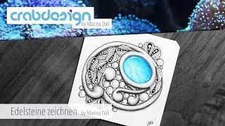 crabdesign Tutorial 05: Edelsteine zeichnen - by Marina Dali