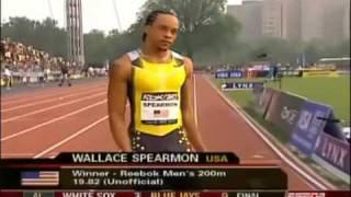 wallace spearmon beats usain bolt