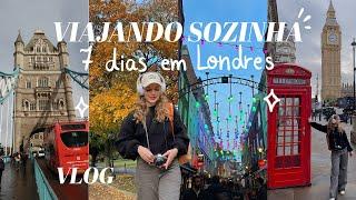 UMA SEMANA EM LONDRES COMIGO!  Viajando sozinha, perrengues & sonhos realizados