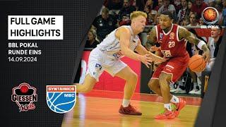 GIESSEN 46ers vs. SYNTAINICS MBC - Full Game Highlights - BBL Pokal 1. Runde - 14.09.2024