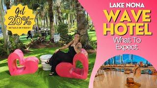 Lake Nona Wave Hotel: Orlando's Newest & Hottest Hotel | Full Room & Hotel Tour | Must-Know Details