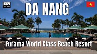 Da Nang's Furama Beach Resort in 4K  | Luxury Vietnam Walking Tour | City Tours 4K