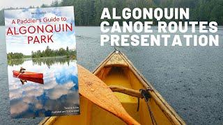 Algonquin Canoe Routes Presentation