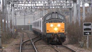 37057 Test Train & 37884 Unit Scrap Move , Bristol 17th - 18th Dec 2024