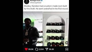 Shedeur Sanders talks about not getting drafted in the first round SMH ‍️