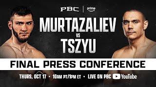 Murtazaliev vs. Tszyu FINAL PRESS CONFERENCE | #MurtazalievTszyu