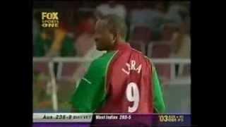 BRIAN LARA bowling vs Australia