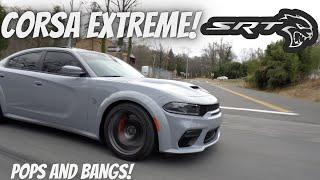 2022 WIDE BODY CHARGER HELLCAT CORSA EXTREME REV'S AND FLYBY'S! *Exhaust Break-in Finally* 