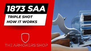 1873 SAA - Race gun - triple shot - www.thearmorersshop.com