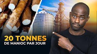 Bertin Tchoffo : Notre usine transforme 20 tonnes de manioc par jour