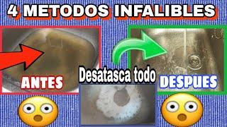 🟨 DESATASCADOR CASERO / IDEAL para DESATASCAR TUBERÍAS , DESATASCAR FREGADEROS y  DESAGÜES ️