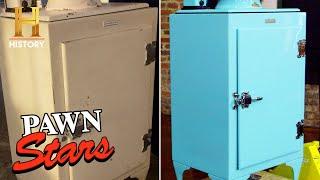 Pawn Stars Do America: 1920s Vintage Fridge Makes An EXCELLENT Trade (Season 1)