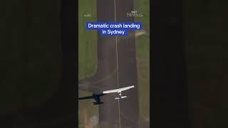 Dramatic crash landing in Sydney