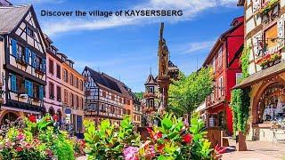 Walking Street -Discover the beautiful village of KAYSERSBERG in Alsace France near Colmar Riquewihr