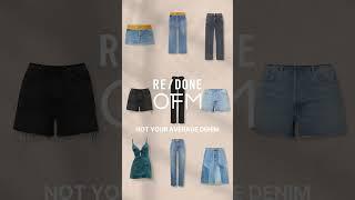 NOT YOUR AVERAGE DENIM BRAND 리던(RE/DONE)의 신제품을 15% 할인가에 만나보세요! 2월 7일 오후 9시, LF몰에서 기다릴게요