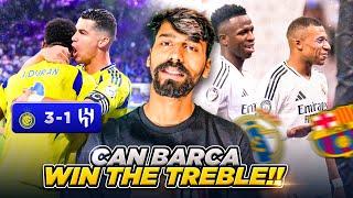 Cristiano Ronaldo Cooked Al-Hilal ! De bruyne to Leave Man city | Barca vs real madrid Treble Chance