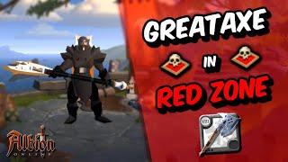 Greataxe DESTRUCTION in Red Zone Albion Online - Day 2