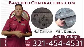 Hail Storms in Brevard County - Roofing Damage