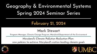 Spring 2024 GES Seminar Series with Mark Stewart