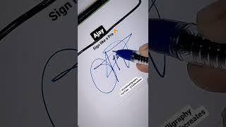 Ajay name signature ⭐ comment your name #style #signature #handwriting #calligraphy