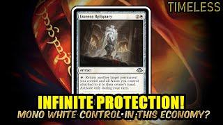 Infinite Protection & Boardwipe with Reliquary! Mono White Control | Timeless BO3 | MTG Arena