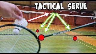 8 TACTICAL DOUBLES SERVE in BADMINTON