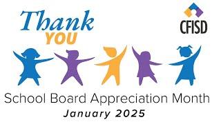 National School Board Month // 2024 - 2025 // Cypress Woods High School