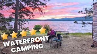 Driftwood Provincial Park - The BEST waterfront campsites!