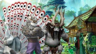 Tai Lung, Lord Shen and Kai vs. The Chameleon