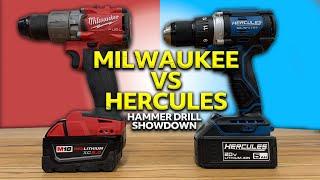 Can the Hercules 20V Drill Beat Milwaukee M18 Fuel Drill?