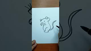 How To Draw A Rat Riding Bike #shorts #YTshorts #trending #viral #|animals #animals | Magic Drawings