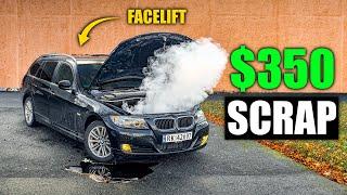 I bought (and rebuilt) the cheapest BMW E91 in the world