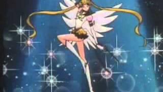 Neo Queen Serenity transforms into Eternal Sailor Moon