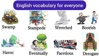 Vocabulary In English  | English words | action verbs | Daily use English vocabulary