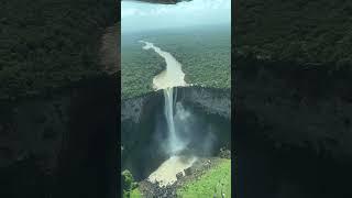 kaieteur falls in Guyana are considered as world's #guyana #waterfall #viral #ytshort