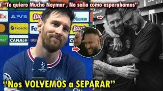 El EMOTIVO MENSAJE de MESSI a NEYMAR tras su DESPEDIDA del PSG HOY