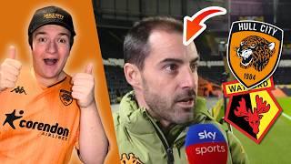 Ruben Selles SNAPS 6 Game Losing Streak In FIRST Game! Hull City VS Watford REACTION