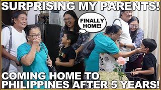 PINAS VLOG: SURPRISING MY PARENTS! COMING HOME TO PHILIPPINES AFTER 5 YEARS!