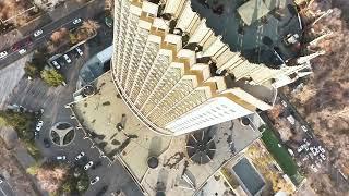 Kazakhstan, Almaty, Symbol of the city - hotel Kazakhstan! Fpv Dji avata 2