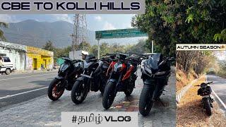 Coimbatore to Kolli hills | Tamil | Motovlog | Bikeride | TTF | Gangtrip | gopro | Ns200 |