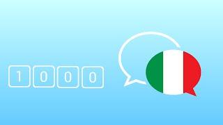 1000 câu tiếng Ý giao tiếp hằng ngày thông dụng nhất - Learn Italian Phrase - Italian Conversation