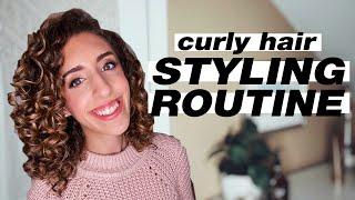 CURLY HAIR STYLING ROUTINE (ft. Innersense Organic Beauty)