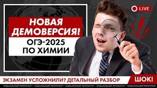 Подробный разбор ДЕМОВЕРСИИ ОГЭ-2025 по ХИМИИ | Обо всех изменениях | Вадим Едемский