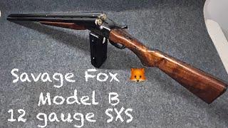 Savage Fox Model B Series H- A simple yet high quality working man’s side by side 12 gauge shotgun