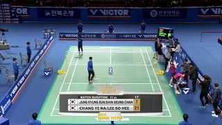 Jeonju Victor Korea Masters 2015 | Badminton F M2-WD | Jung/Shin vs Chang.Lee